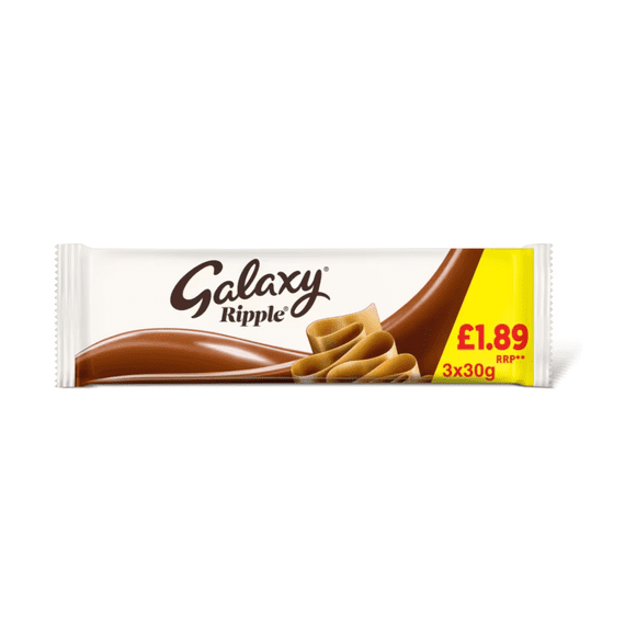 Galaxy Ripple Multipack PMP £1.89 29x3x30g