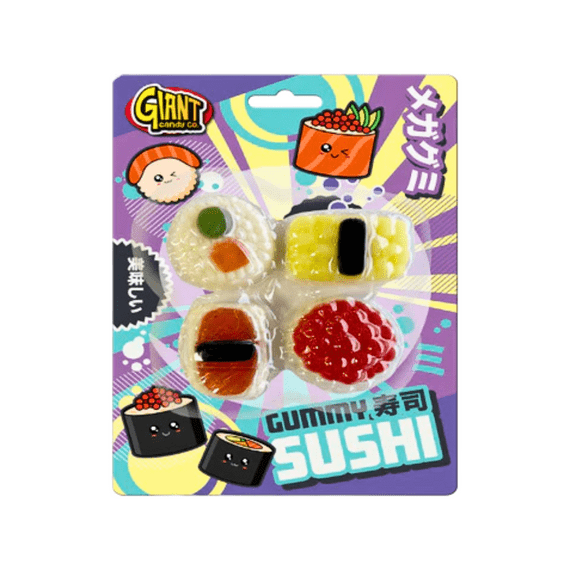 Giant Candy Co Gummy Sushi 12x120g
