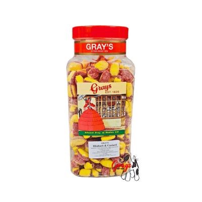 GRAYS RHUBARB & CUSTARD JAR 2.27KG