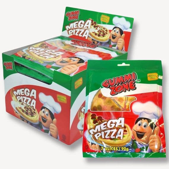 GUMMI ZONE MEGA PIZZA 12 COUNT
