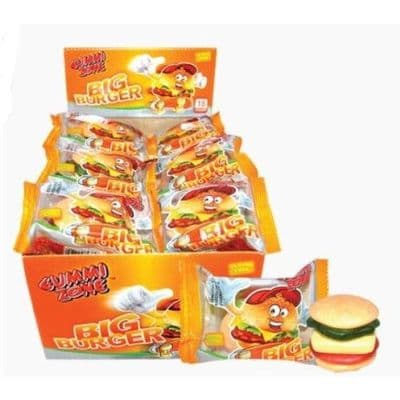 GUMMY BIG BURGER 18X28G