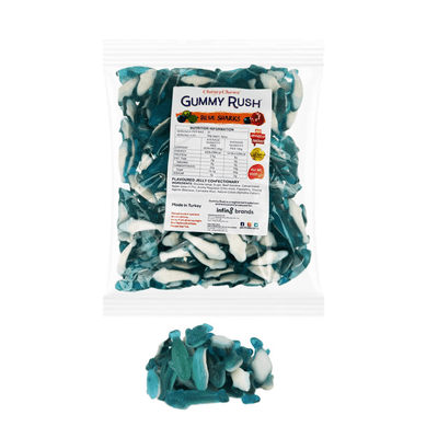 Gummy Rush Blue Sharks 1kg