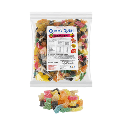 Gummy Rush Sour Party Mix 1kg
