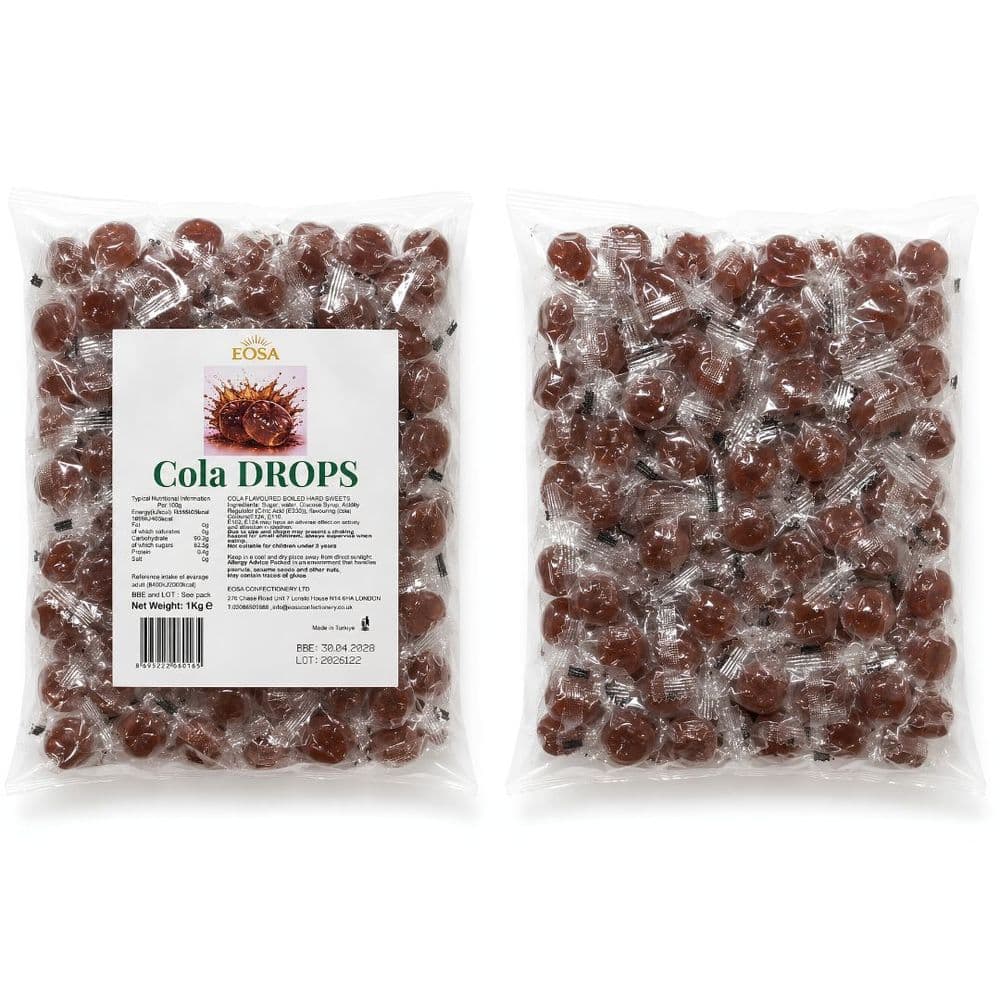 Hard Candy Cola Drops 1kg