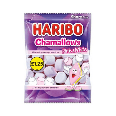 Haribo Chammallows 12x140g PMP £1.25