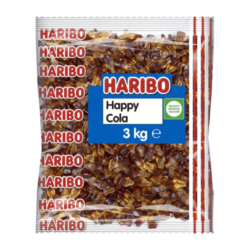 Wholesale Haribo Cola Bottles | 3KG Bulk Bag