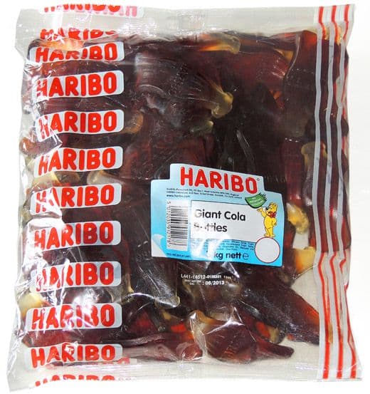 Wholesale Haribo Cola Bottles | 3KG Bag