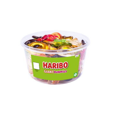 HARIBO GIANT DUMMIES TUB