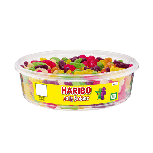 HARIBO JELLY BABIES TUB 510g