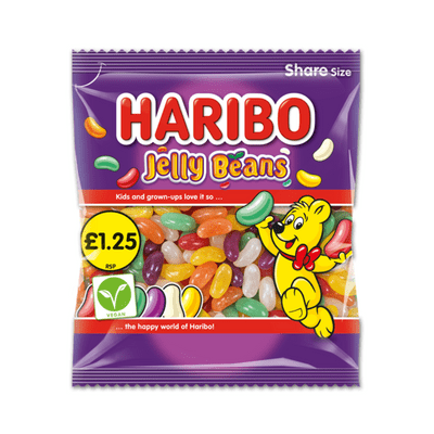 Haribo Jelly Beans 12x140g PMP £1.25