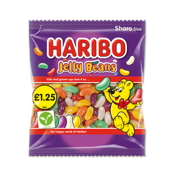 Haribo Jelly Beans 12x140g PMP £1.25