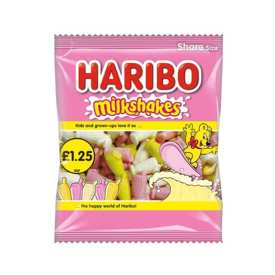 Haribo Milkshakes 12X140g PMP £1.25