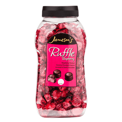 JAMESONS RASPBERRY RUFFLES JAR 1.5KG