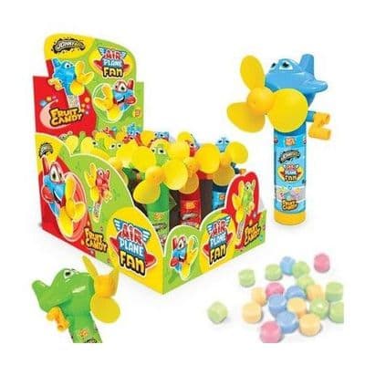 JOHNY BEE AIRPLANE FAN CANDY 12x8g