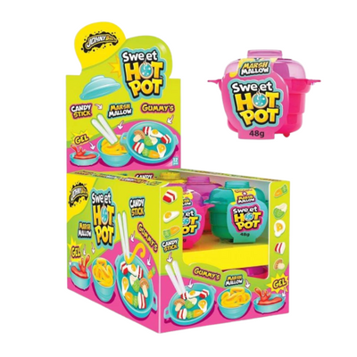 JOHNY BEE CANDY HOT POTS 12x48g