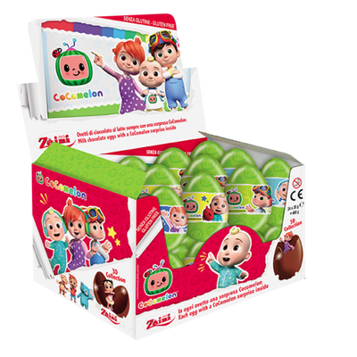 JOHNY BEE COCOMELON CHOCOLATE SURPRISE EGGS 24x20g