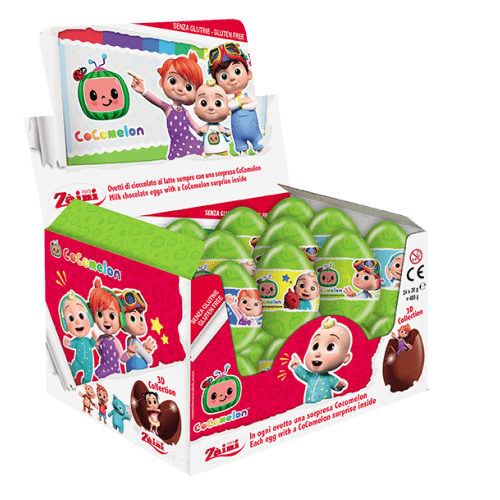 JOHNY BEE COCOMELON CHOCOLATE SURPRISE EGGS 24x20g