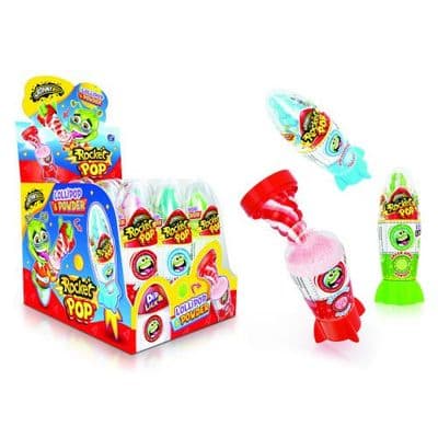 JOHNY BEE ROCKET POP CANDY & POWDER 12x50g