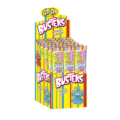 Jojos Busters Assorted Tangy Candy 24x60g