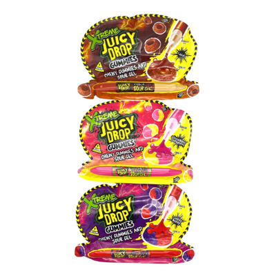 JUICY DROP GUMMIES XTREME BAG 12X57G
