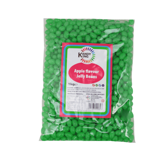 Kandy King Apple Single Colour Jelly Beans 1kg