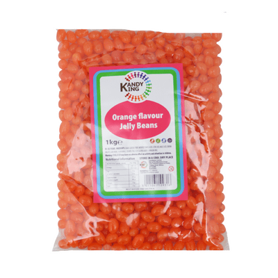 Kandy King Orange Single Colour Jelly Beans 1kg