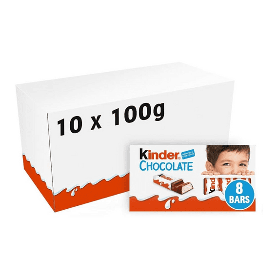 Kinder Chocolate Multi PMP £1.65 10 x 8 x 100g