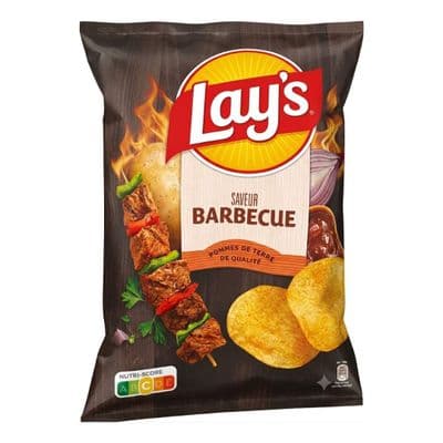 Lays BBQ Crisps 10x130g