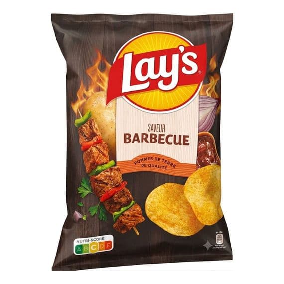 Lays BBQ Crisps 10x130g