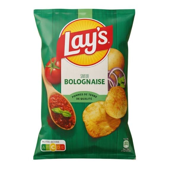 Lays Bolognaise Crisps 10x130g