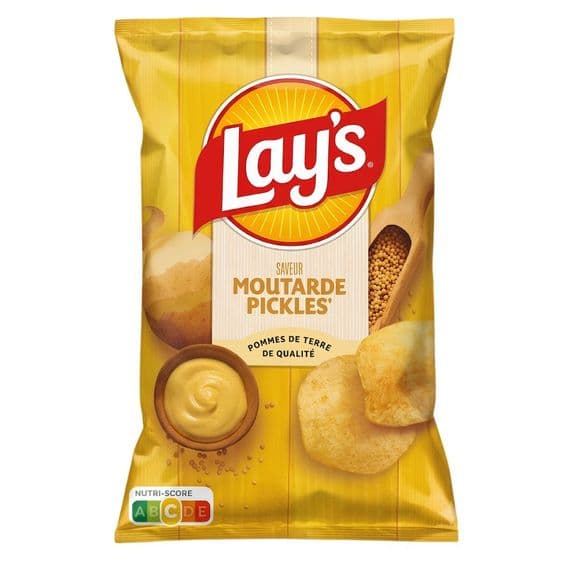 Lays Mustard & Pickle Crisps 20x135g