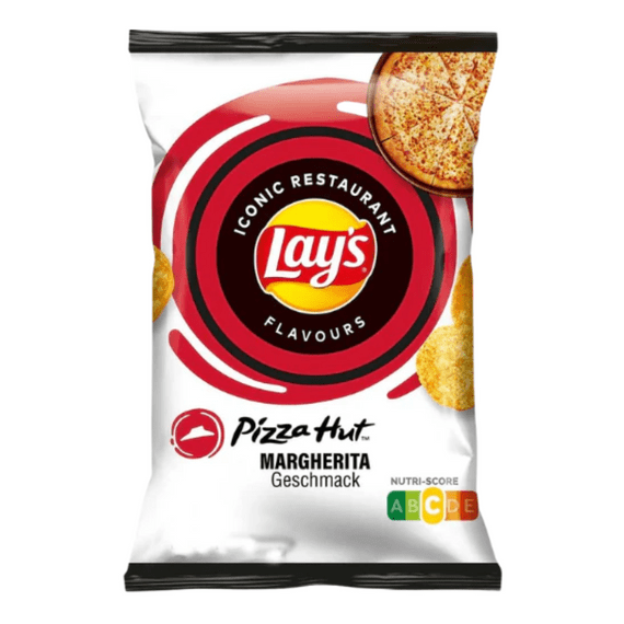 Lays Pizza Hut Crisps: Margherita Flavour Vegetarian Crisps