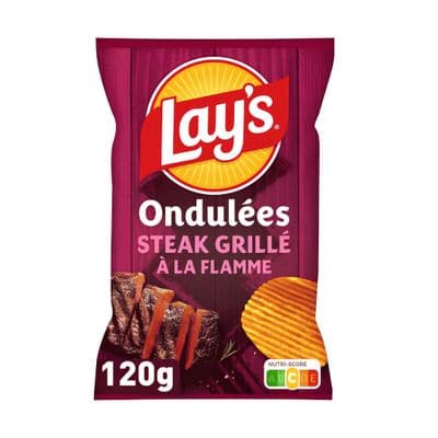 Lays Steak Crisps 16x120g