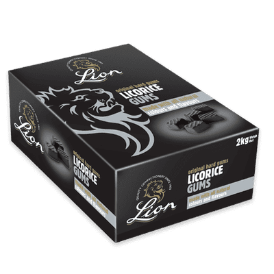 LION LIQUORICE GUMS 2KG