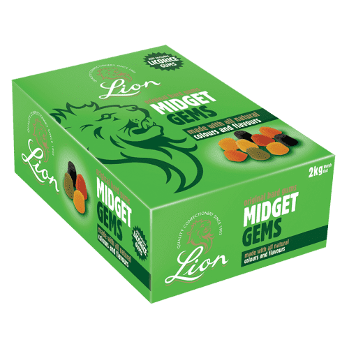 Lion Midget Gems in a 2kg wholesale pack