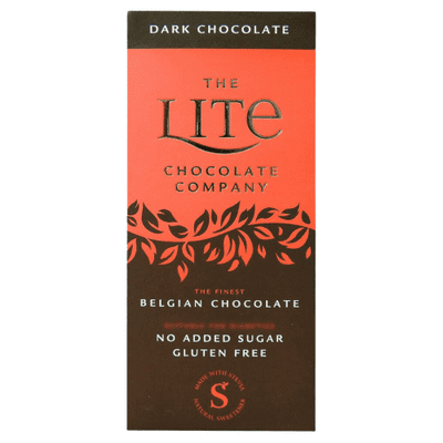 LITE STEVIA DARK CHOCOLATE BARS 12X85G