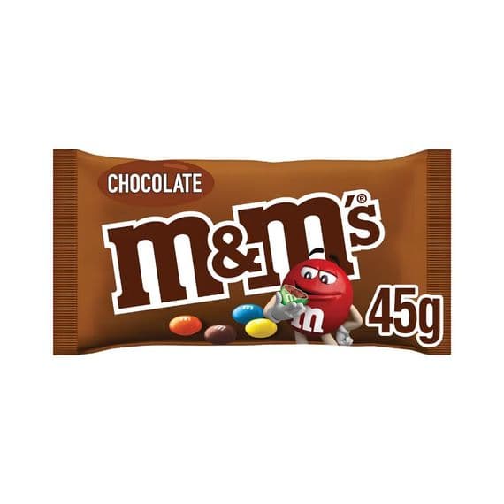 M&Ms Milk Chocolate Bites Bag 24x45g