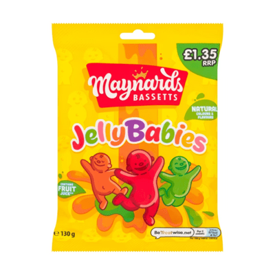 MAYNARDS JELLY BABIES £1.35 PMP 10X130G