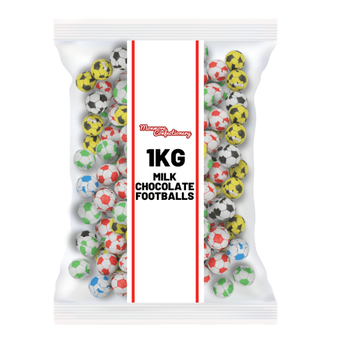 Milk Chocolate Footballs 1kg