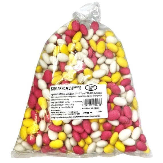 MILLAR SUGARED ALMONDS 3KG