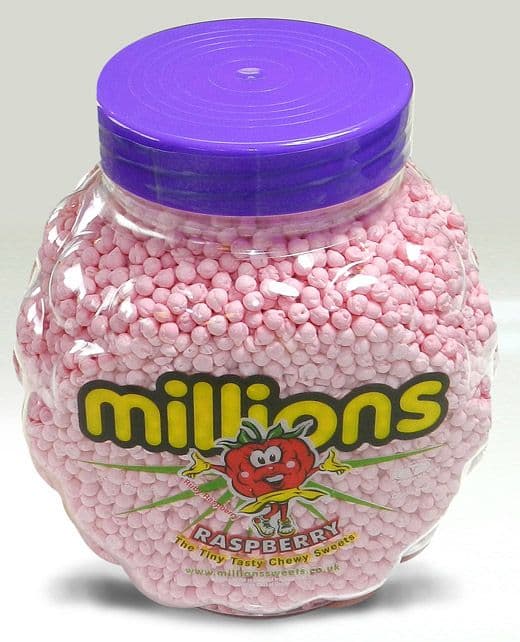 MILLIONS RASPBERRY JAR 2 27KG