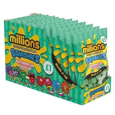 MILLIONS SQUISHIES WATERMELON £1 PMP 12X120G