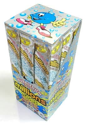 MILLIONS TUBES BUBBLEGUM 12X55G