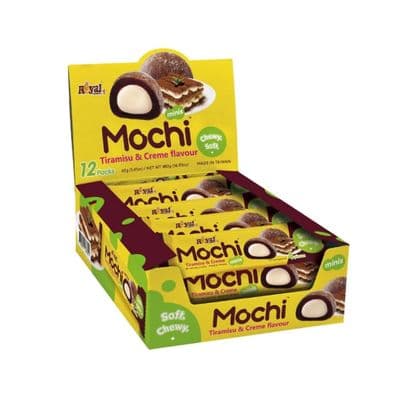 Mochi Snackpack Tiramisu & Creme 12x40g