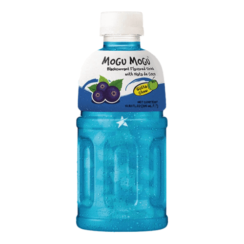 MOGU MOGU BLACKCURRANT FLAVOURED DRINK 6X320ML