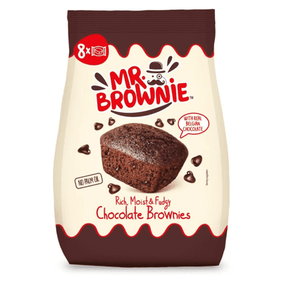 Mr Brownie Chocolate Brownies 12 x 8 x 25g