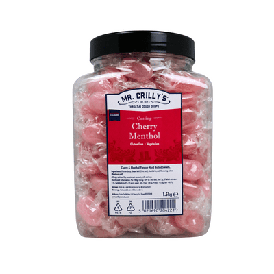 Mr Crilly Cherry Menthol 1.5kg Jar