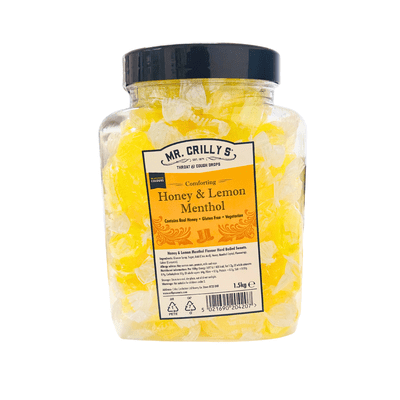 Mr Crilly Honey and Lemon Menthol 1.5kg Jar