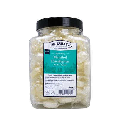 Mr Crilly Menthol and Eucalyptus 1.5kg Jar