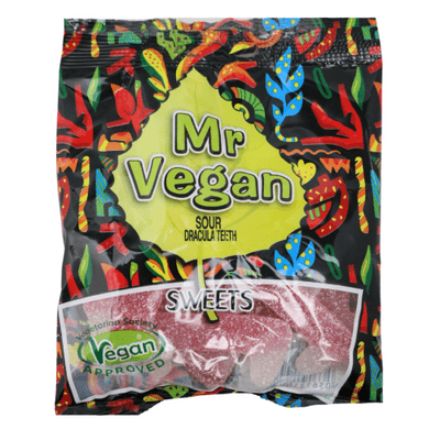 MR VEGAN SOUR DRACULA TEETH 12X120G
